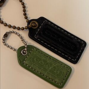 Coach Keychain Tags